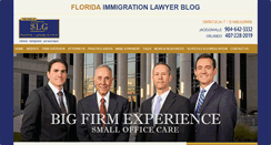 Desktop Screenshot of floridaimmigrationlawyerblog.com